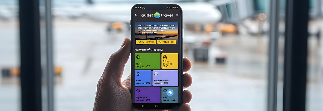 Запуск мобильного приложения autlet travel